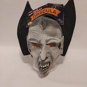 RUBIE'S Dracula Mask with Cowl Child Size BNWT